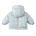 thumbnail image 4 of Atogsazn Childrens Girls Puffer Jacket Kids Casual Full Zip Long Sleeve Coat Thick Warm Winter Outerwear Clothes Green 11-12 Years Fashion, 4 of 5