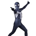 thumbnail image 2 of Halloween adultos niños negro Spidercosplay disfraz Venom Symbiote superhéroe Zentai traje hombres niños mono masculino, 2 of 5