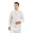 thumbnail image 2 of TRILOKI Scallop Solid Kurta Pajama with Waiscoat Premium 3-in-1 Set Ethnic Indian Traditional Wear Ethnic Diwali Puja, 2 of 5