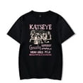 thumbnail image 1 of T-Shirt Surdimensionné Inspiré du Chaos Katseye - Col Rond en Coton Unisexe à Manches Courtes pour l'Été, Mode Urbaine, tTP, Noir, 1 of 5