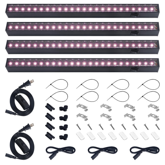 Grow Lights Barrina de 30 cm de espectro completo para plantas de interior
