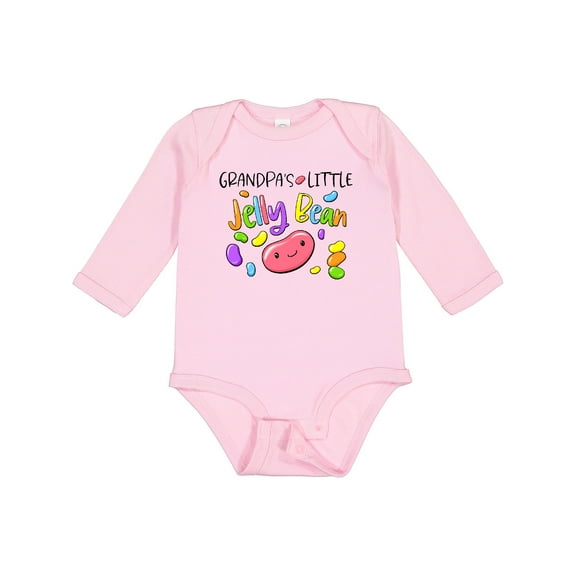 Inktastic Grandpa's Little Jellybean Cute Easter Candy Boys or Girls Long Sleeve Baby Bodysuit