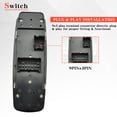 thumbnail image 4 of Driver Side Power Master Window Switch for 2009-2012 Dodge Ram 1500/2500/3500 Pickup Crew Cab Quad, 2014-2017 Jeep Cherokee 2.4L 3.2L 4602863AB, 4602863AC, 4602863AD, DWS1386, 68141894AA, 4 of 10