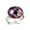 Multi 3, variant on Purple Galaxy Pug Dog Stainless Steel Rings for Women, Open Adjustable Ring Promise Ring Jewelry Gifts