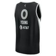 thumbnail image 3 of Youth Fanatics Jackie Young Black Las Vegas Aces Explorer Edition Fast Break Replica Jersey, 3 of 3