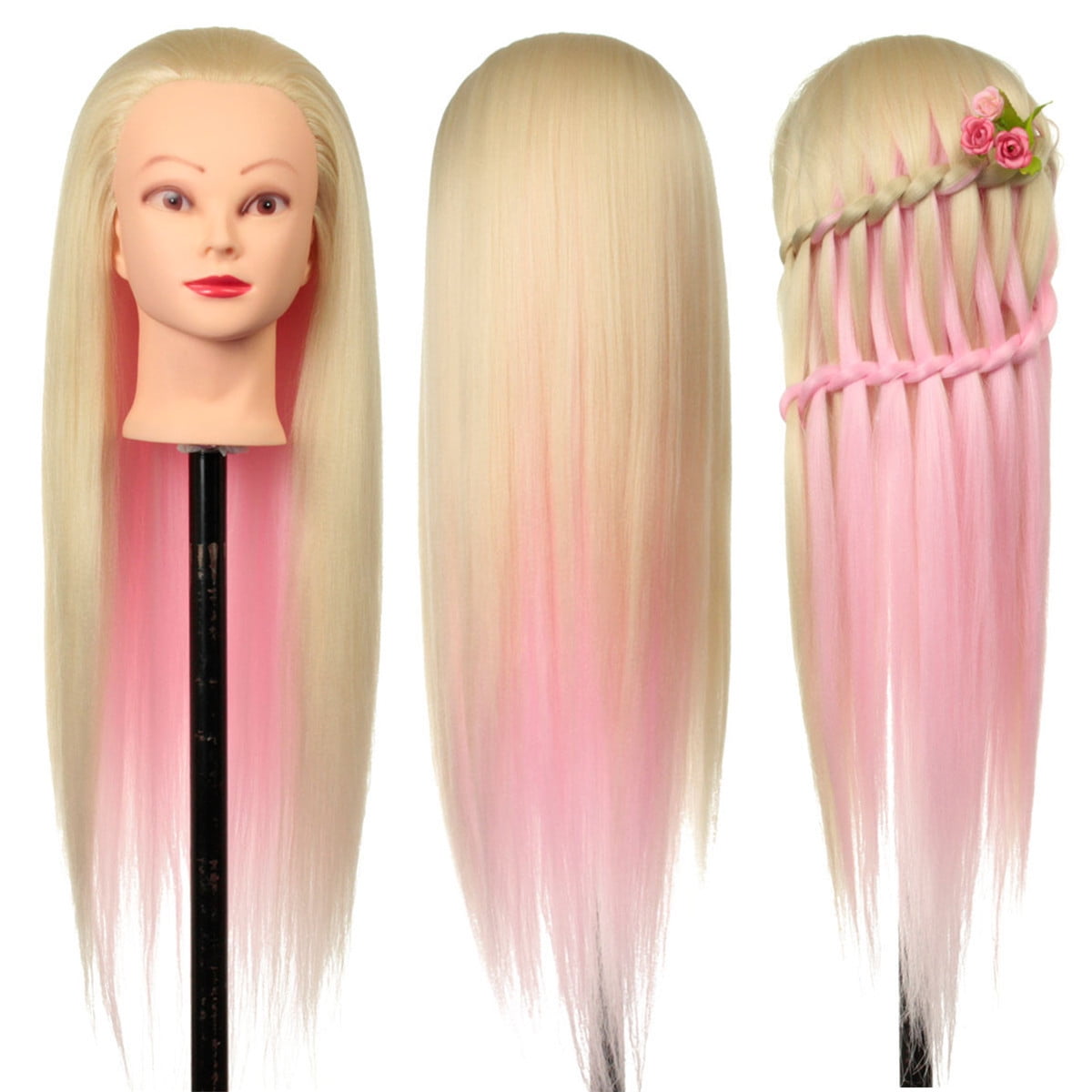 27'' Multicolor Rainbow Cosmetology Mannequin Manikin Hairdressing