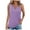 Purple, variant on Sevevn Ladies' Spring And Summer Casual Solid Color Sleeve Round Neck Top Sleeve Round Neck Top/Shirt Black M Summer Deals