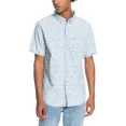 thumbnail image 1 of Quiksilver Men’s Axwell Short Sleeve Shirt, Light Blue, Small, 1 of 2