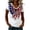 White, variant on USA 250th Anniversary Shirt Independence Days Womens T Shirts Graphic Tee Crew Neck Short Sleeve Beige Top L