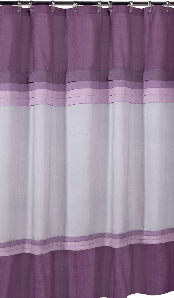 pleated shower curtain