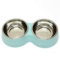 thumbnail image 2 of Ceramic Style Pet Bowl Purpose Food and Water Dish for Cats Dogs Feeder, 2 of 9