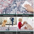 thumbnail image 3 of Boho Kitchen Rugs Sets of 3 Non Slip Rubber Kitchen Mats for Floor Waterproof Kitchen Rugs and Mats Washable Farmhouse Kitchen Area Rug Floor Carpet Runner Rugs for Hallway Laundry Room, 3 of 6