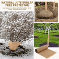 thumbnail image 6 of 12 Rolls 118ft Natural Burlap Tree Protector Wraps 7.8 x 9.8' Winter Tree Wraps Covers to  Bark Freeze Protection Plants Bandage for Keeping Warm Moisturizing, 6 of 7