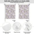 thumbnail image 4 of Sigee Lavender Flowers for Live Happy Decorative Small Garden Flag,Double Sided Yard Flags Holiday Garden Flags for All Seasons, 4 of 9