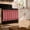 Red, variant on Farmhouse Gingham Oven Curtain Cover with Bow Ties, 30.3" W x 21.7" H, Ruffled Short Kitchen Decor Curtain for Stove Front, Dustproof & Washable Checkered Fabric