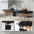 thumbnail image 5 of VIRRMO Massage Table Portable with Neck Stretcher, 84 inch Massage Bed Adjustable Lash Bed Massage Bed Tattoo Table for Eyelash Extensions Beauty Tattoo, 5 of 9