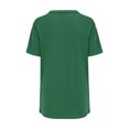 thumbnail image 5 of beishanbush Hot Sales Saving $10 Womens Short Sleeve Tops Women's Print T-Shirt,Round Neck Short Sleeve Lightweight Soft Casual Summer Under $10, 5 of 5