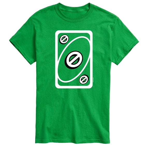 UNO Green Skip Card - Men's Short Sleeve Graphic T-Shirt