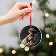 thumbnail image 6 of Holy Family Christmas Crystal Glass Christmas Ornament Holiday Present Ideas Navitity Religious Round Shaped Glass Ornament, 6 of 8