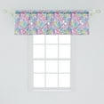 thumbnail image 2 of Ambesonne Floral Window Valance, Colorful Vintage Curls, 54" X 18", Multicolor, 2 of 3