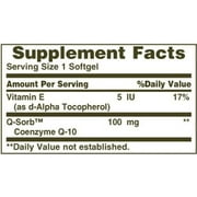 Nature's Bounty Co Q-10 100mg Supports Cardiovascular Health, 45 Ct, 2 Pack
