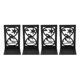 thumbnail image 5 of Sujetalibros decorativos, 4 piezas de metal para útiles escolares, los mejores en su clase, 5 of 12