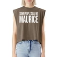 thumbnail image 5 of EcoLoom Some People Call Me Maurice Rock And Roll Cap Sleeve Muscle Crop Shirt Women Sleeveless Baby Tee, 5 of 5