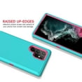 thumbnail image 3 of 6.8" Galaxy S22 Ultra 5G Cases, Njjex Heavy Duty Shockproof Protective Case for Galaxy S22 Ultra (6.8 Inch) with Tempered Glass Screen Protector - Turquoise, 3 of 7