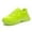 Green, variant on GHFKKB Women's Thick Bottom Slope Heel Sports Shoes Fashion Mesh Height Increasing Sports Shoes