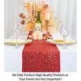thumbnail image 2 of Chemin de Table Paillettes Or Rose pour Mariage/dcoration d'vnements 30 x 180cm (Rouge, 1), 2 of 4