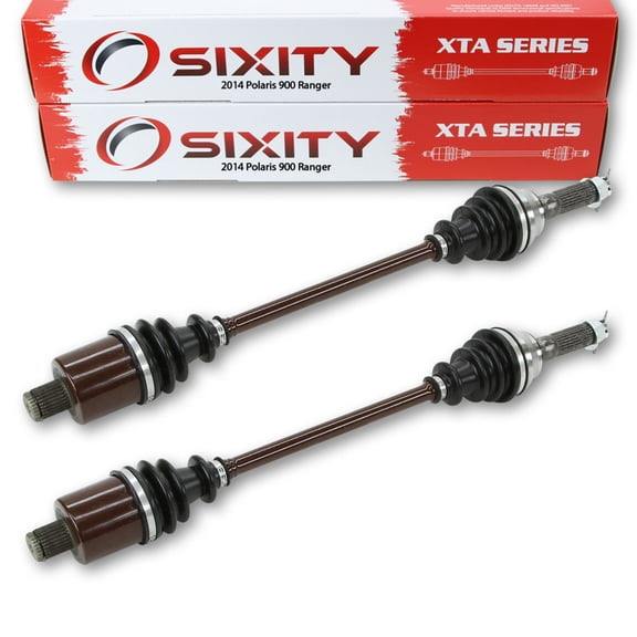 Sixity 2014 compatible with Polaris 900 Ranger 4X4 Rear Left Right XTA Axles Pair Back Driver Passenger R14UH88 9E XP OPTIONS