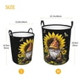 thumbnail image 5 of PHELIKA Sun Flowers Sunflower Gnome 06 Laundry Basket 65L Large Foldable Round For Dirty Clothes Toy Storage, 5 of 6