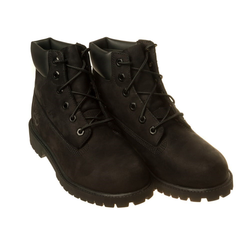 Timberland 12907-BLACK-NUBUCK-7 6 in. Premium Waterproof-K Boot, Black Nubuck - Size 7 Medium Big Kid | Walmart Canada