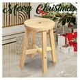 thumbnail image 6 of Wooden Stool, Solid Wood Round Stools (Round 18" H), 6 of 9