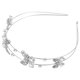 thumbnail image 5 of Diadema de mariposas con diamantes de imitación Tocado de diamantes de imitación Diadema de novia para damas de honor, 5 of 6