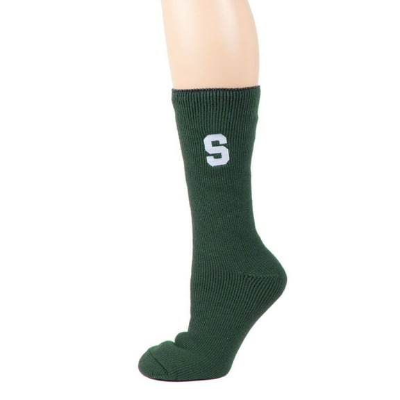 Michigan State Spartans Green Thermal Sock - Donegal Bay - Unisex - One Size - Mid-Calf