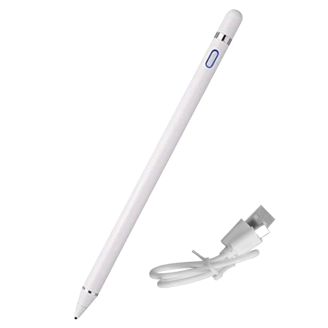 Teléfono Lápiz táctil Pantalla LED Tableta universal Lápiz capacitivo Lápiz portátil de dibujo inteligente, Blanco kenally EL003039-02B
