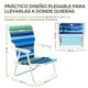 thumbnail image 3 of Silla Plegable Para Playa Hikeo Portátil Estructura Metálica 2 Piezas, 3 of 8