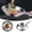 A, variant on Stainless Steel Frying Pan Stainless Clad Skillet with Aluminum Core, Durable and Even Heating Professional Cookware for Induction, Gas, Electric, Ceramic Stoves, Oven Safe
