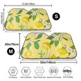 thumbnail image 3 of Balery Lemon Windshield Sun Shade, Car Front Window Sunshade Cover ,Automotive Interior Portected Blocks Uv Rays For Car Pickup Truck Suv Accessories- Small, 3 of 7