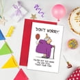 thumbnail image 3 of Tarjeta de cumpleaños RollupJoy Funny Rude Friendship para 50 a 90 cumpleaños, 3 of 6