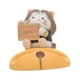 thumbnail image 4 of Figura de animal creativa con soporte para teléfono móvil, escultura decorativa, estatua para teléfono móvil gato, 4 of 9