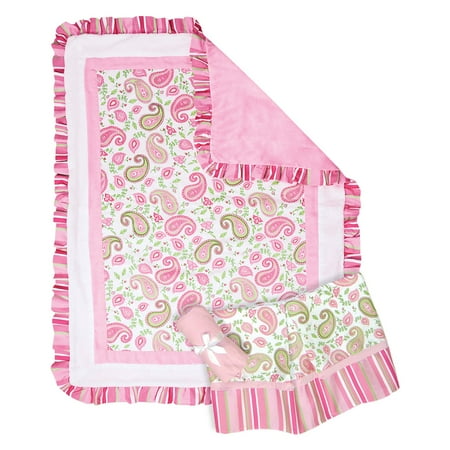 Trend Lab Paisley Park 3 Piece Crib Bedding Set Walmart Com