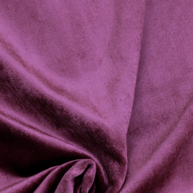 Fabric Mart Direct Hot Pink Fuchsia Cotton Velvet Fabric By The