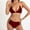 Red, variant on UTSJKR Bikini for Women High Waisted Swimsuits Sexy Bathing Suits Cutout Swimwear Self Tie Swim Tops and Bottoms Beach Wear Blue L