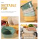 thumbnail image 3 of unbranded Colador De Plástico Beige Con Doble Capa Para Y Escurrir Y Verduras En Casa, 3 of 7