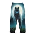 thumbnail image 7 of Fotbe Wolf Women's Pajama Pants,Sleepwear Pants,Pj Bottoms Drawstring And Pockets-Small, 7 of 7