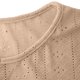 thumbnail image 2 of TaTaai Women's Summer Base Layer Top Short Sleeve V-Neck Mesh Fabric Ribbed Knit Casual Slim Fit Multi-Color T-Shirt Gift, 2 of 8