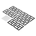 thumbnail image 4 of Espejos decorativos para el techo y la pared para el salón y el dormitorio Transforme su espacio con pegatinas de espejo con línea de cintura negra, 4 of 8