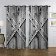 thumbnail image 4 of 2 cortinas opacas modernas para ventana, con aislamiento térmico para dormitorio Puerta de madera, 4 of 7